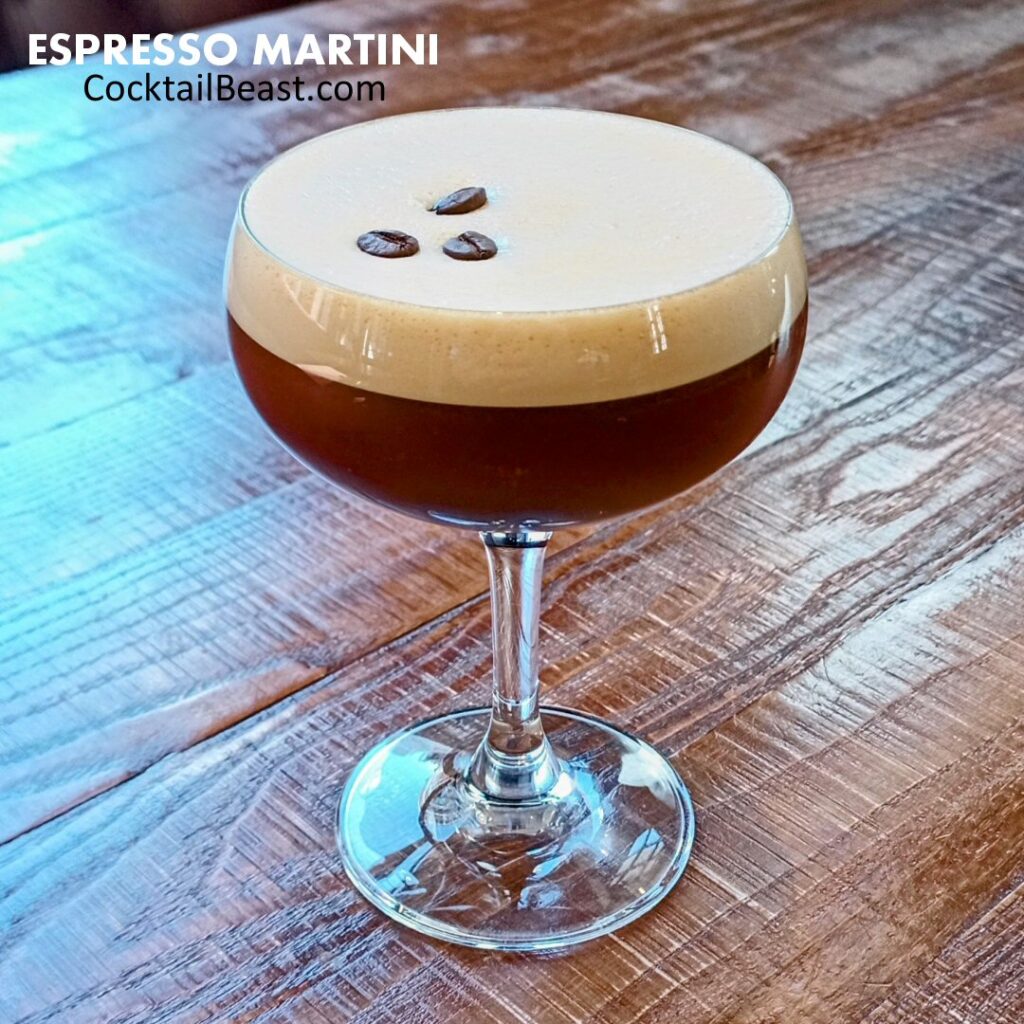 Espresso Martini Cocktail Beast