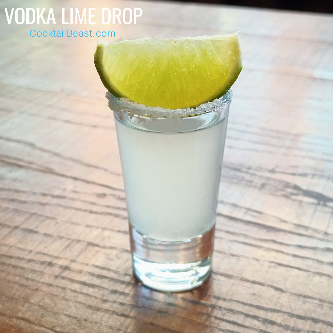 Vodka Lime Drop Cocktail Beast